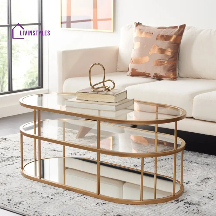 Mirage Metal Coffee Table For Living Room