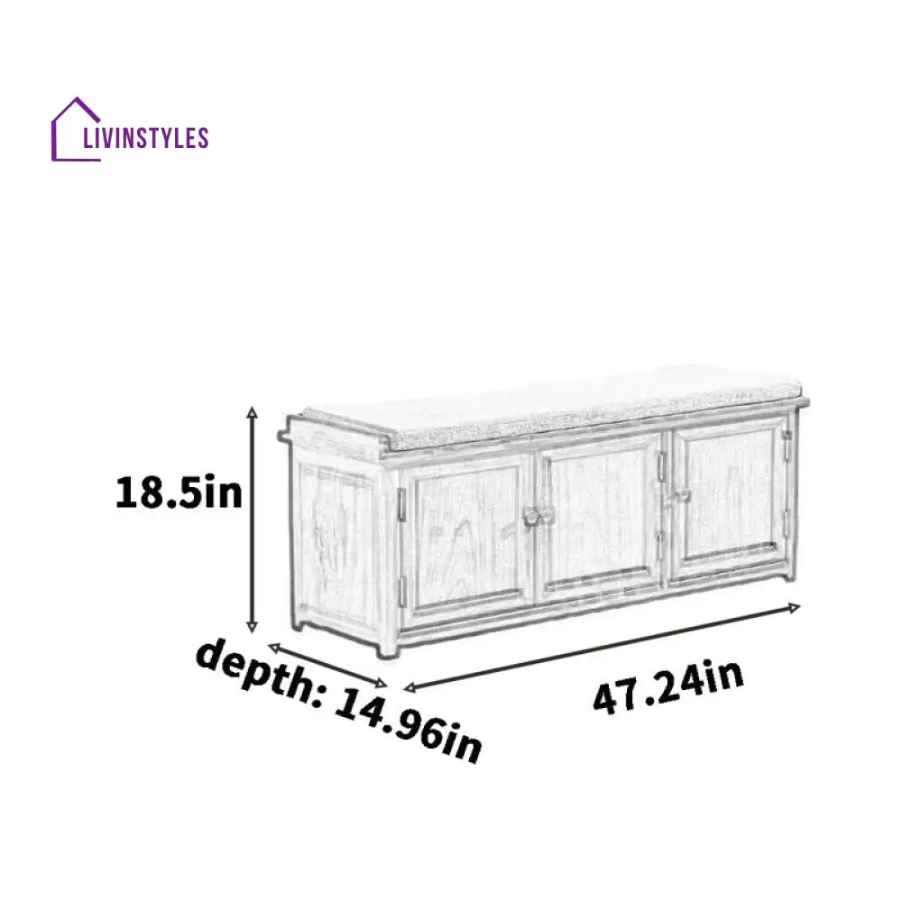 Misha Solid Wood Shoe Rack