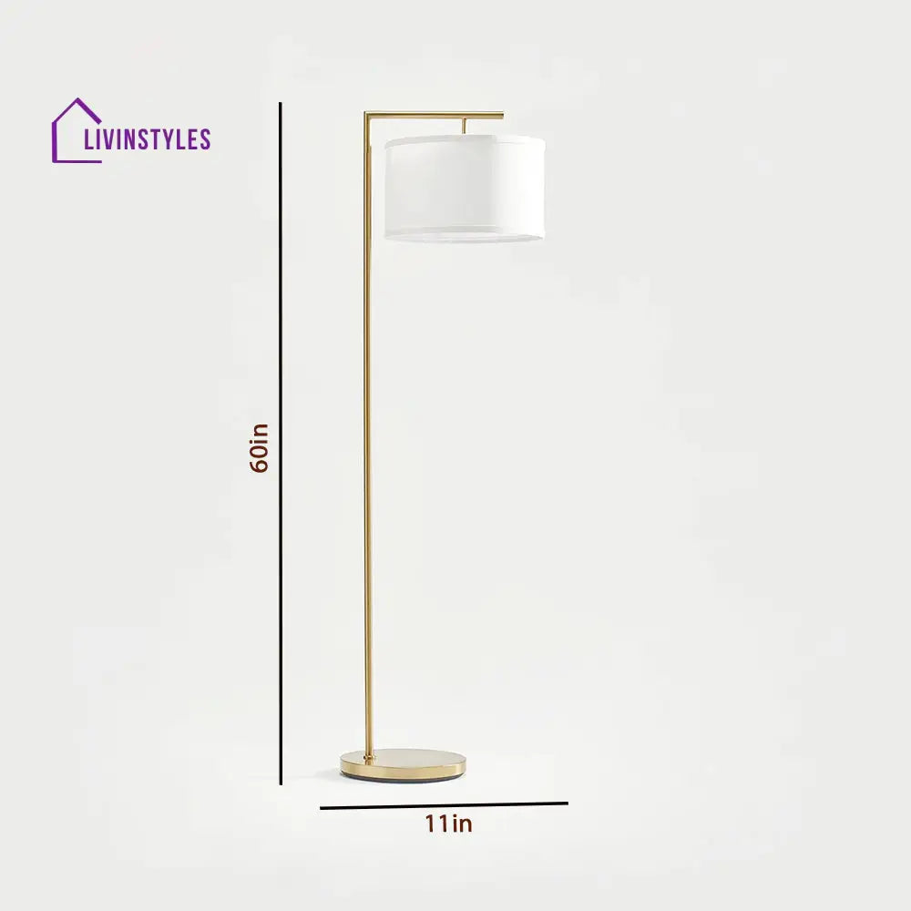 Misty Beautiful Golden Straight Floor Lamp For Living Room Bedroom Floor Lamp