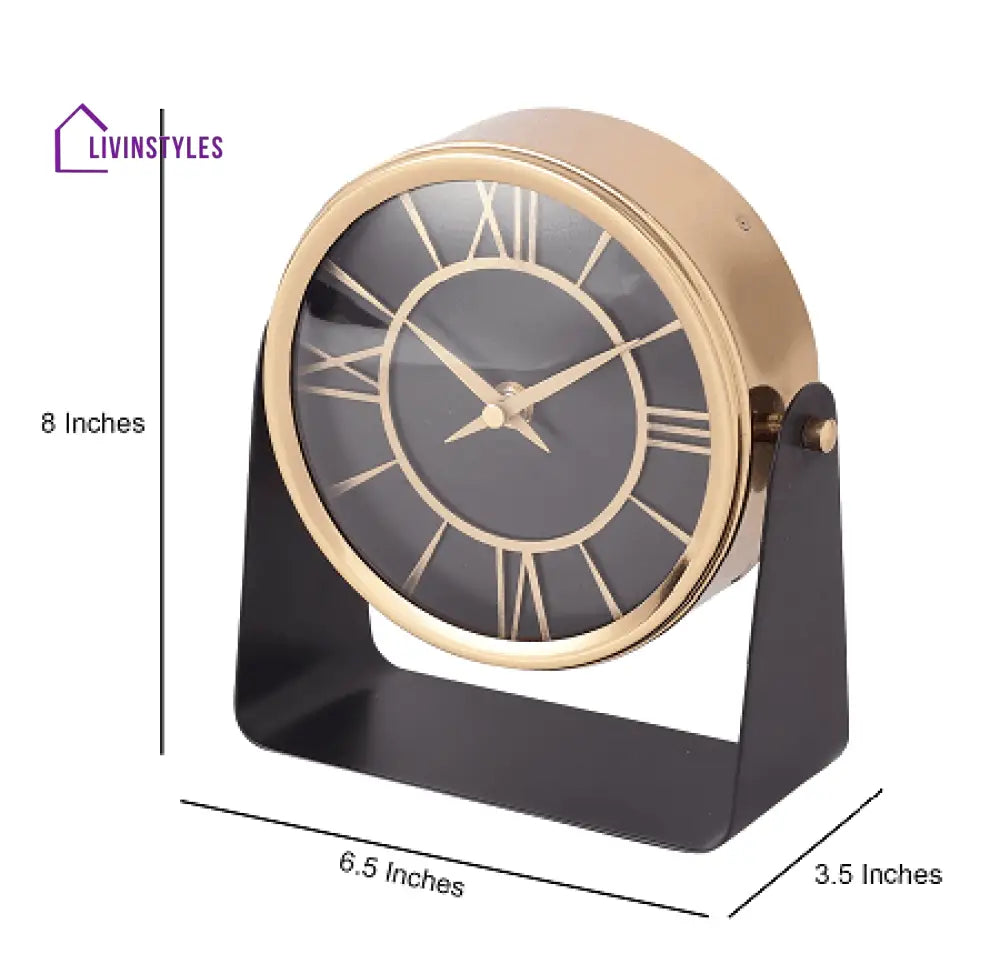 Mitsuki Gold Table Clock