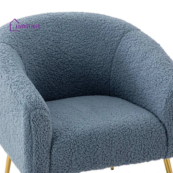 Modern Touch Velvet Chair Grey Furniture