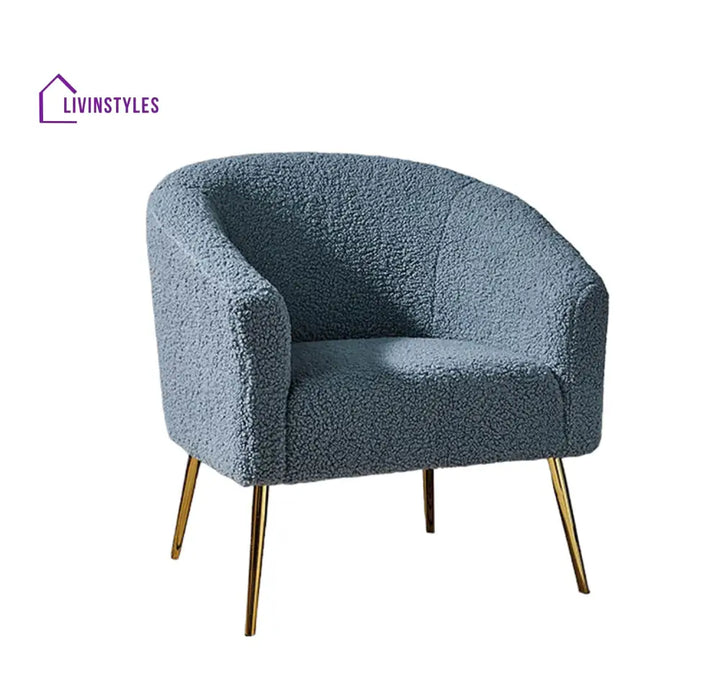 Modern Touch Velvet Chair Grey Furniture