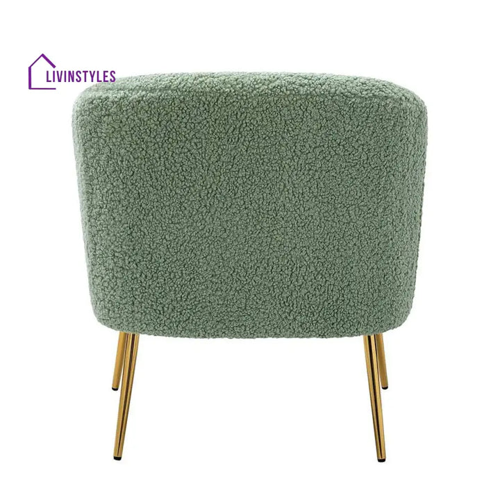 Modern Touch Velvet Chair White Furniture