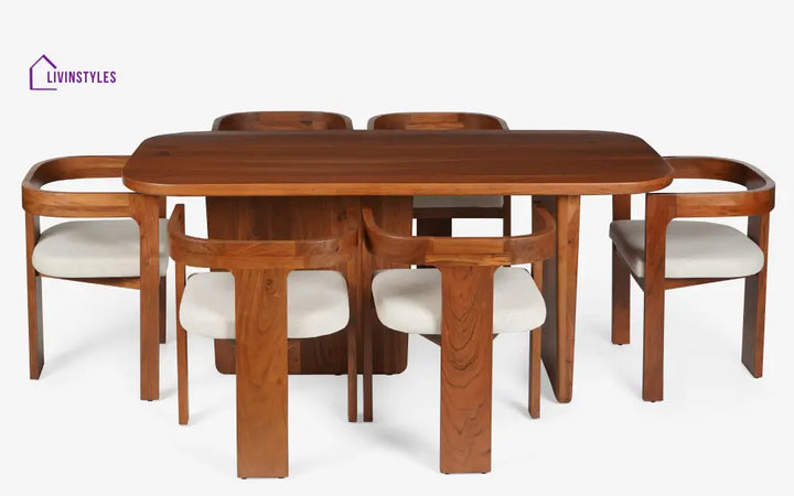 Mohini Dining Table With 4 Attica Chairs And Bench Bench