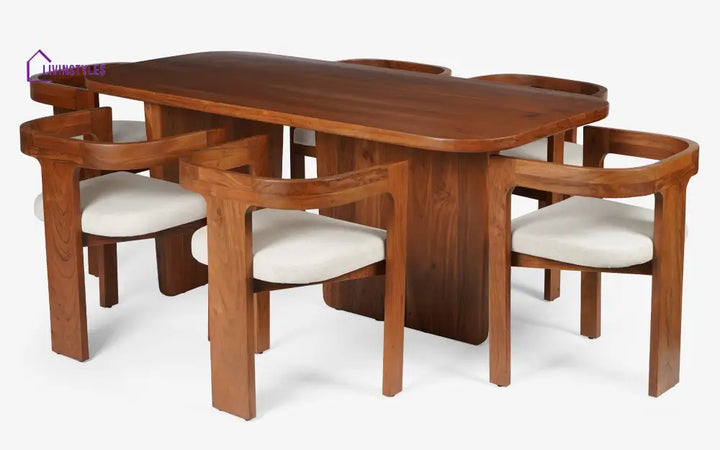 Mohini Dining Table With 4 Attica Chairs And Bench Bench