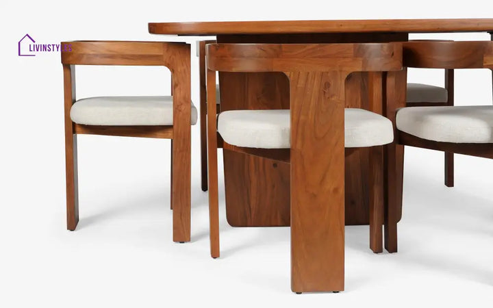 Mohini Dining Table With 6 Attica Chairs