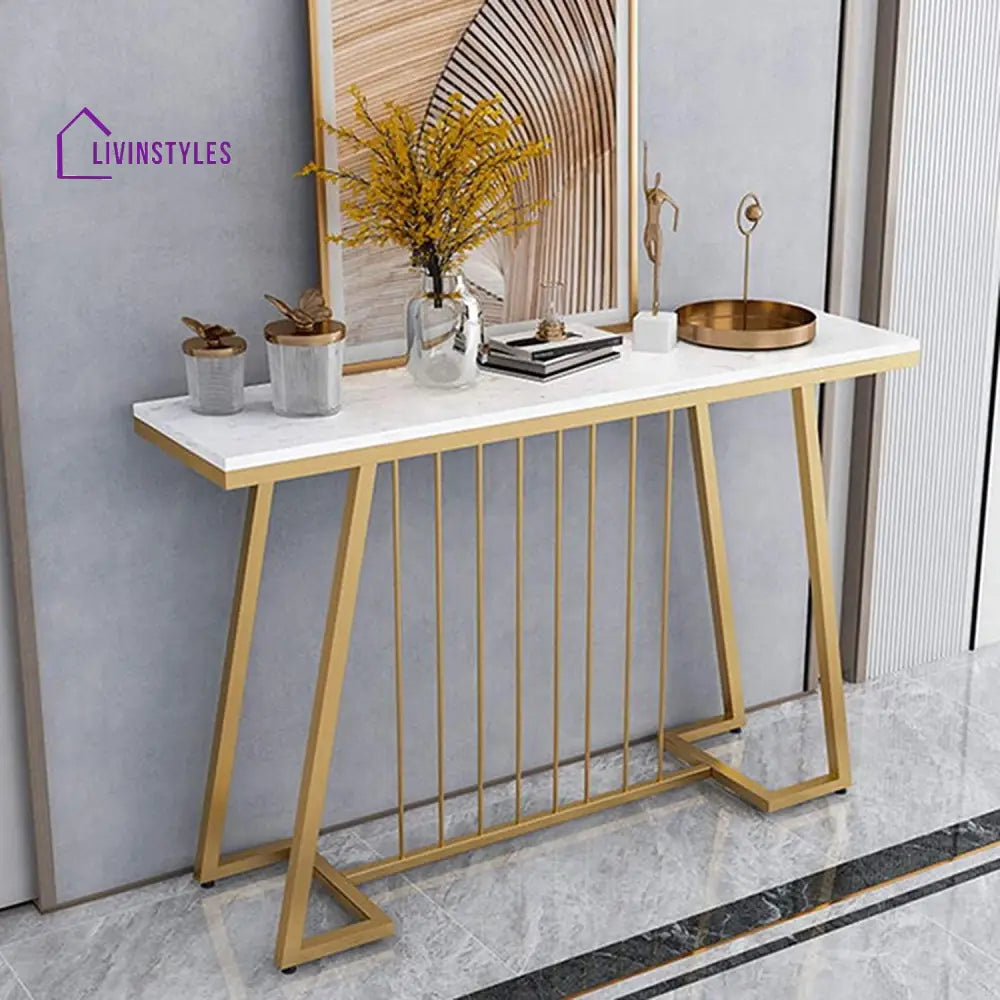 Moksha Metal Console Table