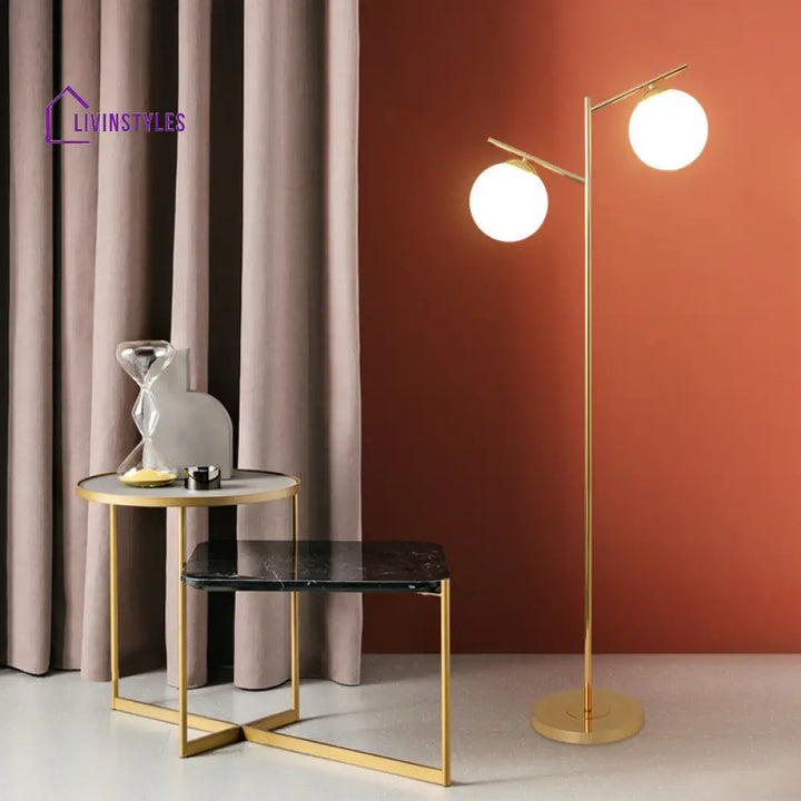 Moonbeam Ball Metal Floor Lamp Lamps