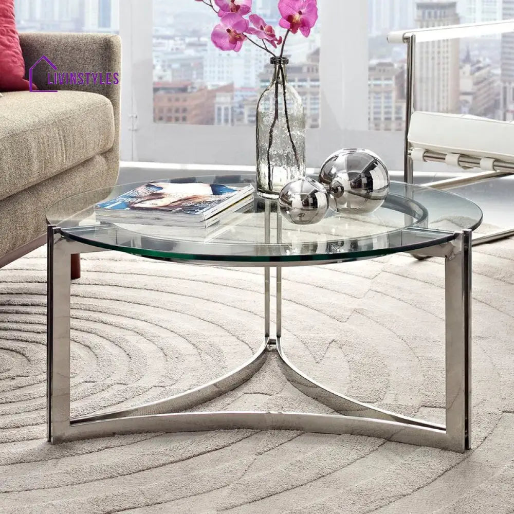 Mukta Metal Coffee Table For Living Room