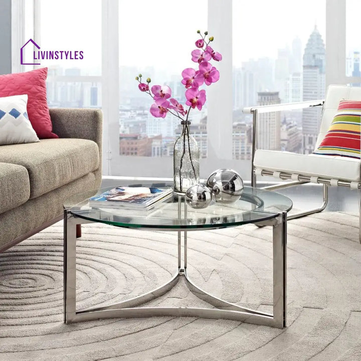 Mukta Metal Coffee Table For Living Room