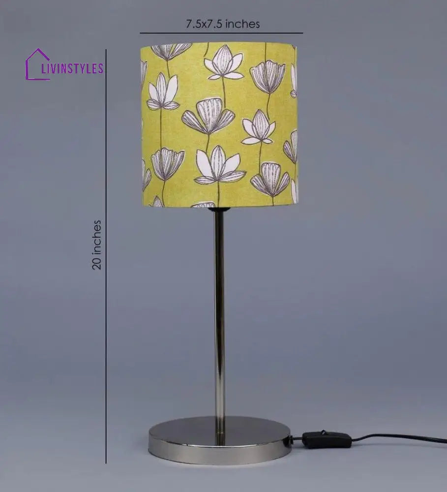 Mustard Flora Lamp