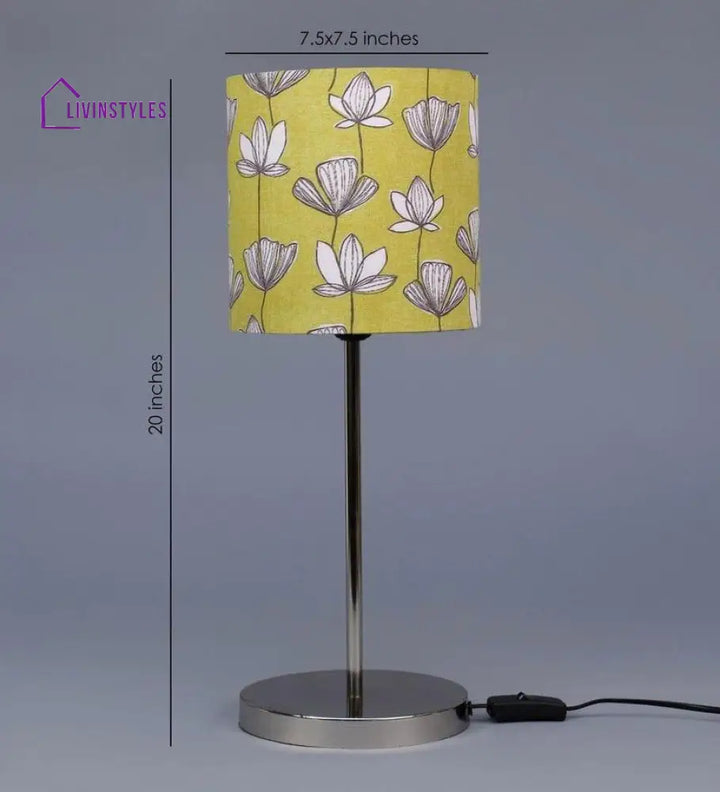 Mustard Flora Lamp