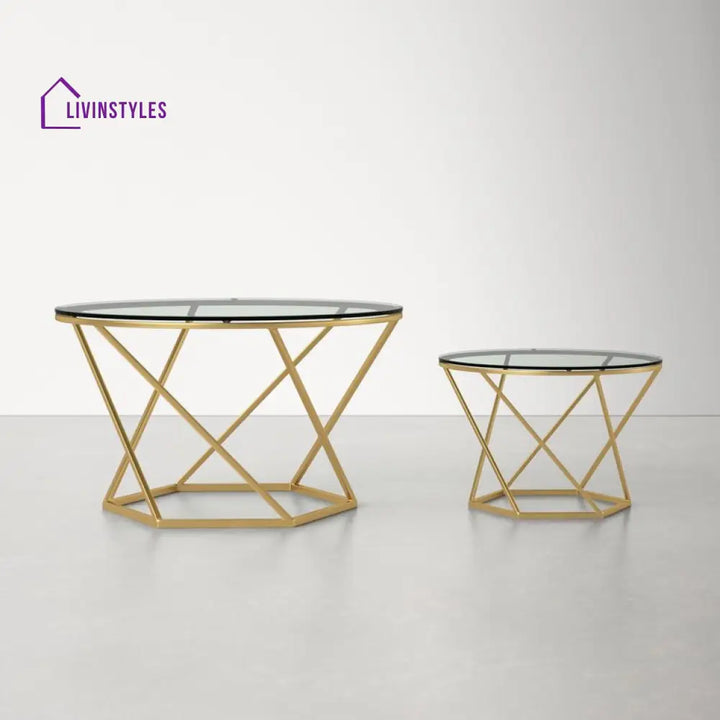 Namita Metal Coffee Table For Living Room