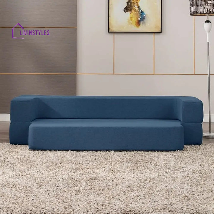 Namrata Premium Velvet 3 Seater Fabric Sofa Cum Bed