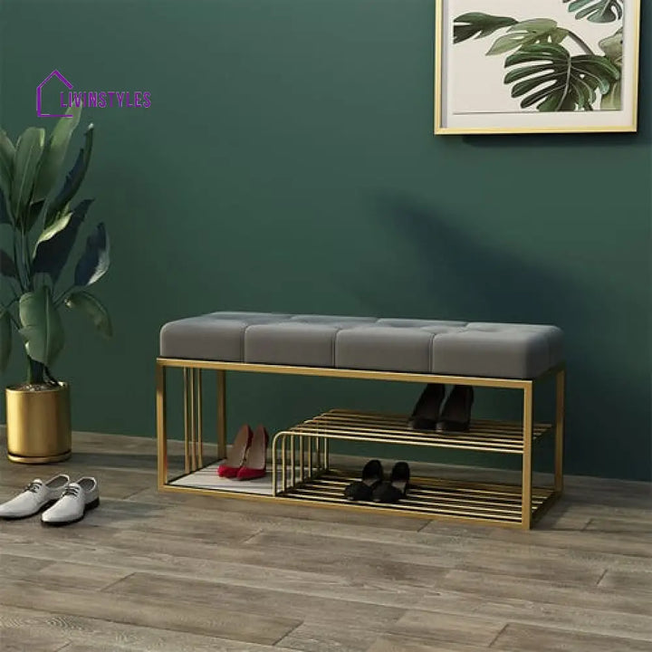 Nandini Metal Shoe Rack Bench