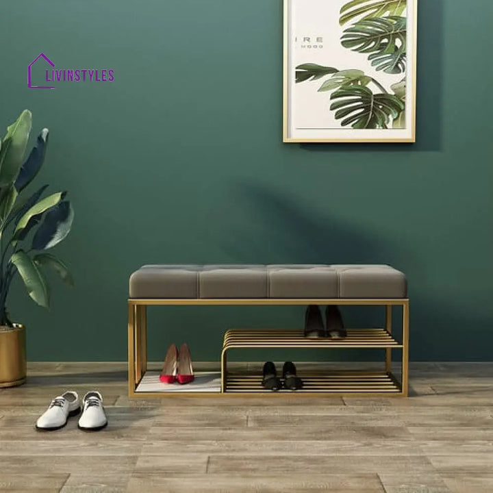 Nandini Metal Shoe Rack Bench