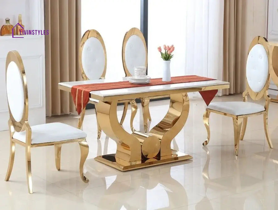 Natalya Style Marble Dining Table