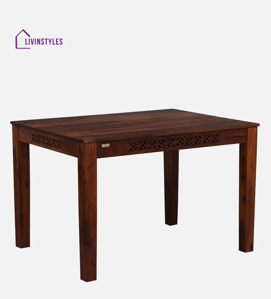 Naum Sheesham Wood 4 Seater Dining Set In Honey Finish Dinning Set