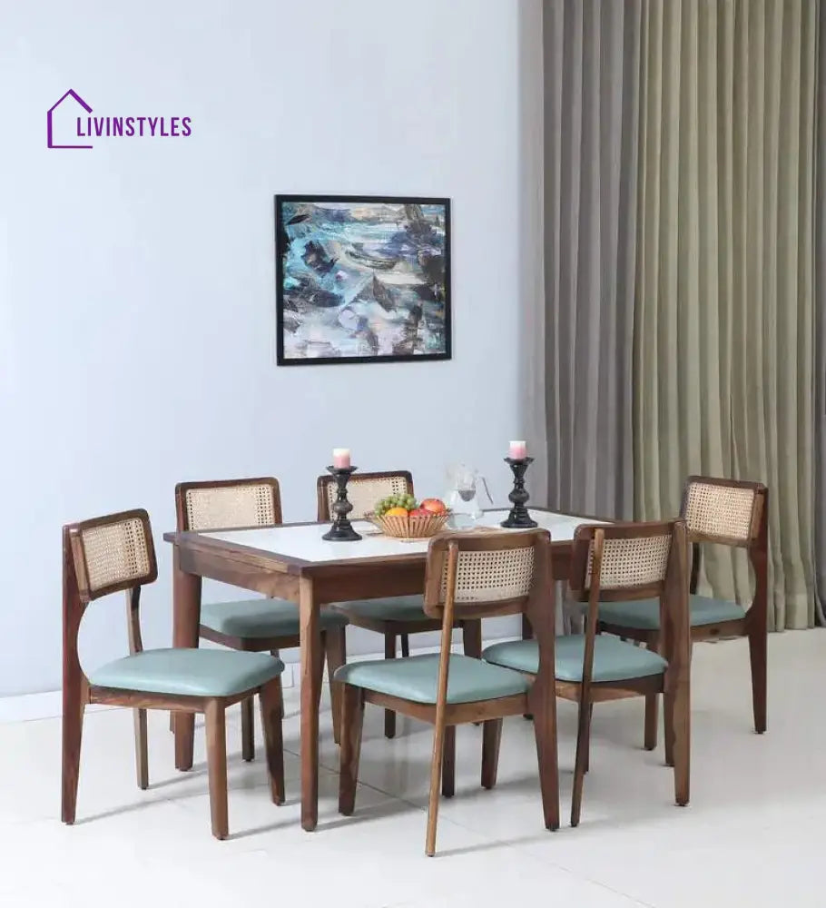 Nest Sheesham Wood 6 Seater Dining Set Dining Set