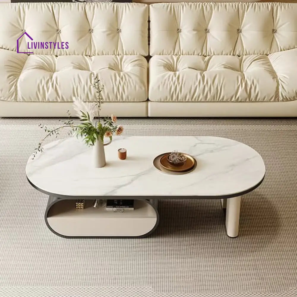 Nia Oval Shape Coffee Table