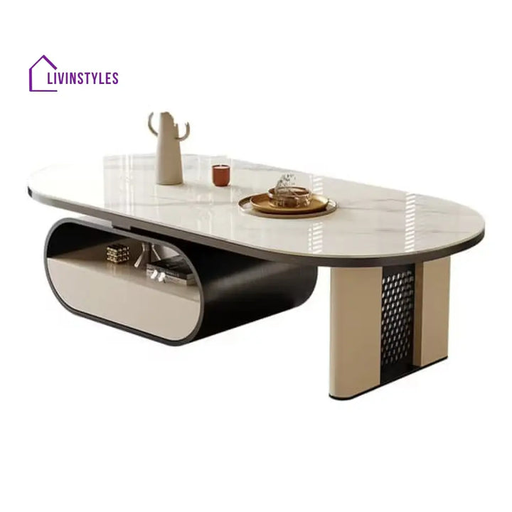 Nia Oval Shape Coffee Table