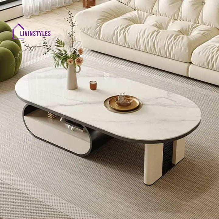 Nia Oval Shape Coffee Table