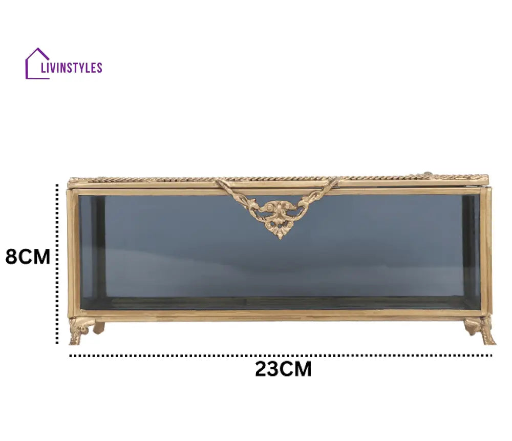 Night’s Charm Tissue Box With Brass