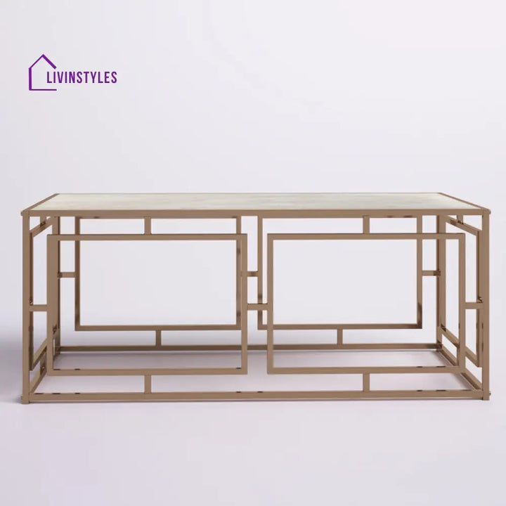 Nihal Metal Coffee Table For Living Room