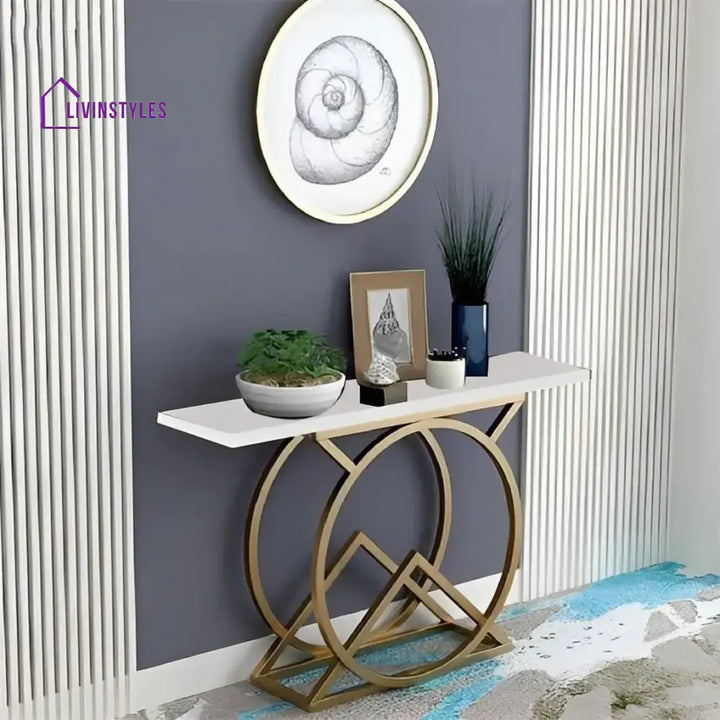 Nina Dual Ring Luxury Console Table