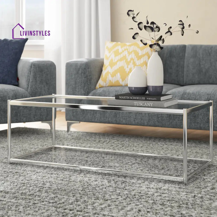 Niranjan Metal Coffee Table For Living Room