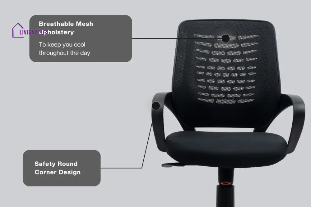 Nivia Mid Back Basic Chair Basics