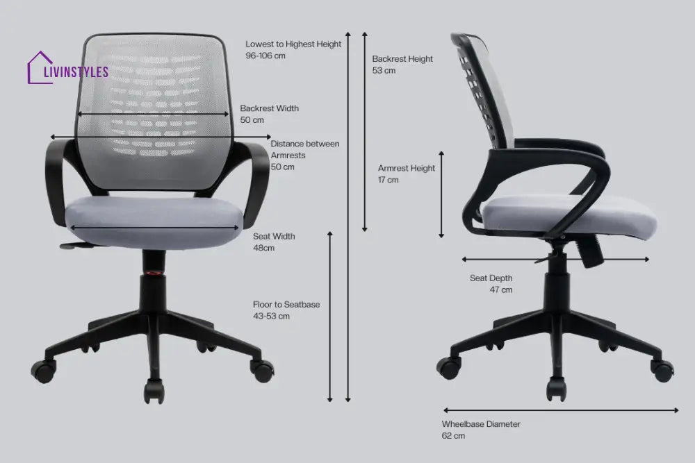 Nivia Mid Back Basic Chair Basics