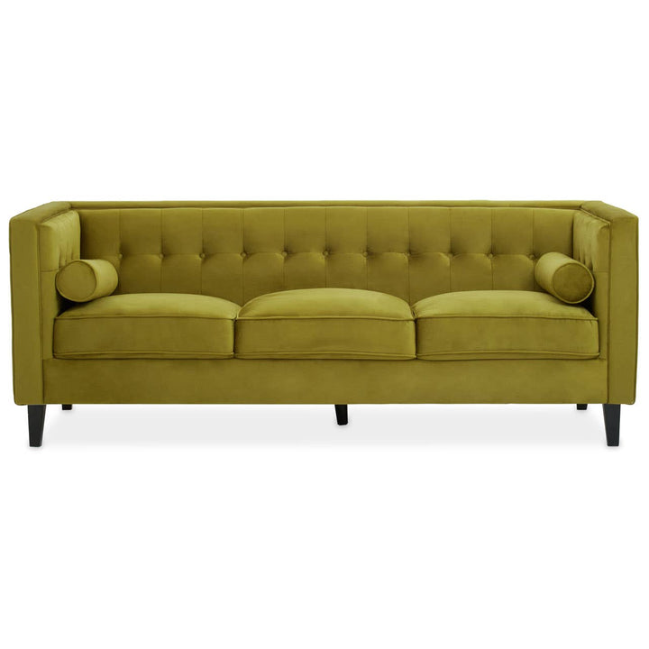 Luka Olive Velvet Sofa