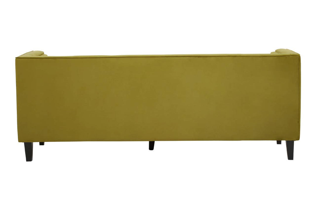 Luka Olive Velvet Sofa