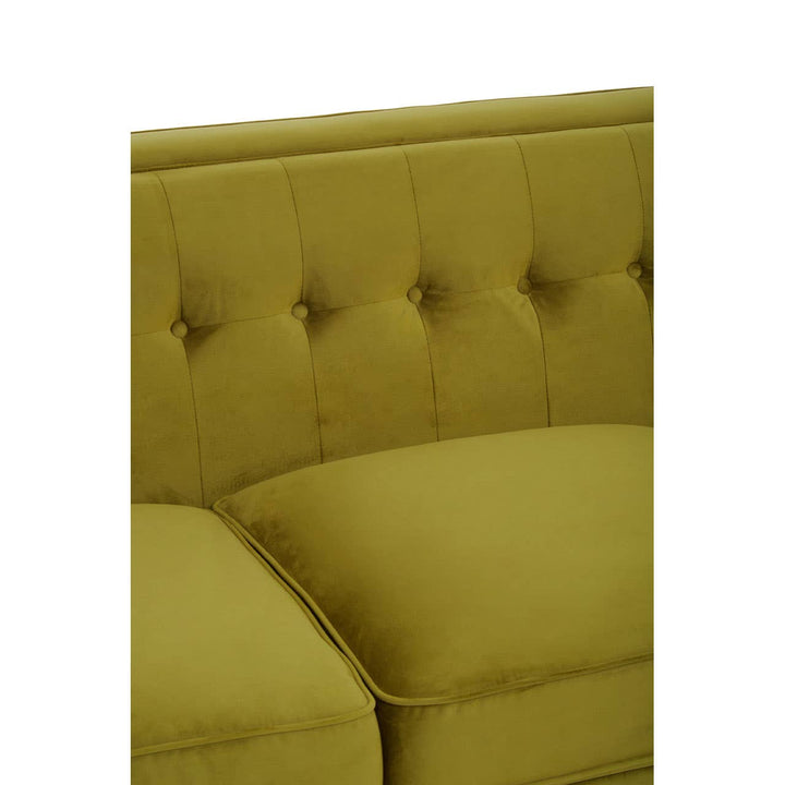 Luka Olive Velvet Sofa