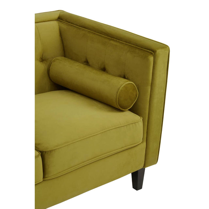 Luka Olive Velvet Sofa