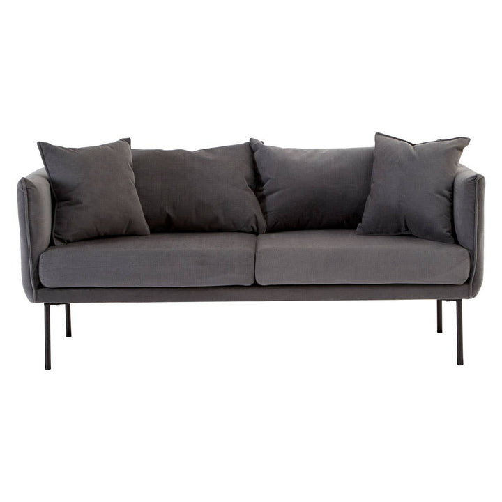 Mechislav Two Seater Grey Sofa