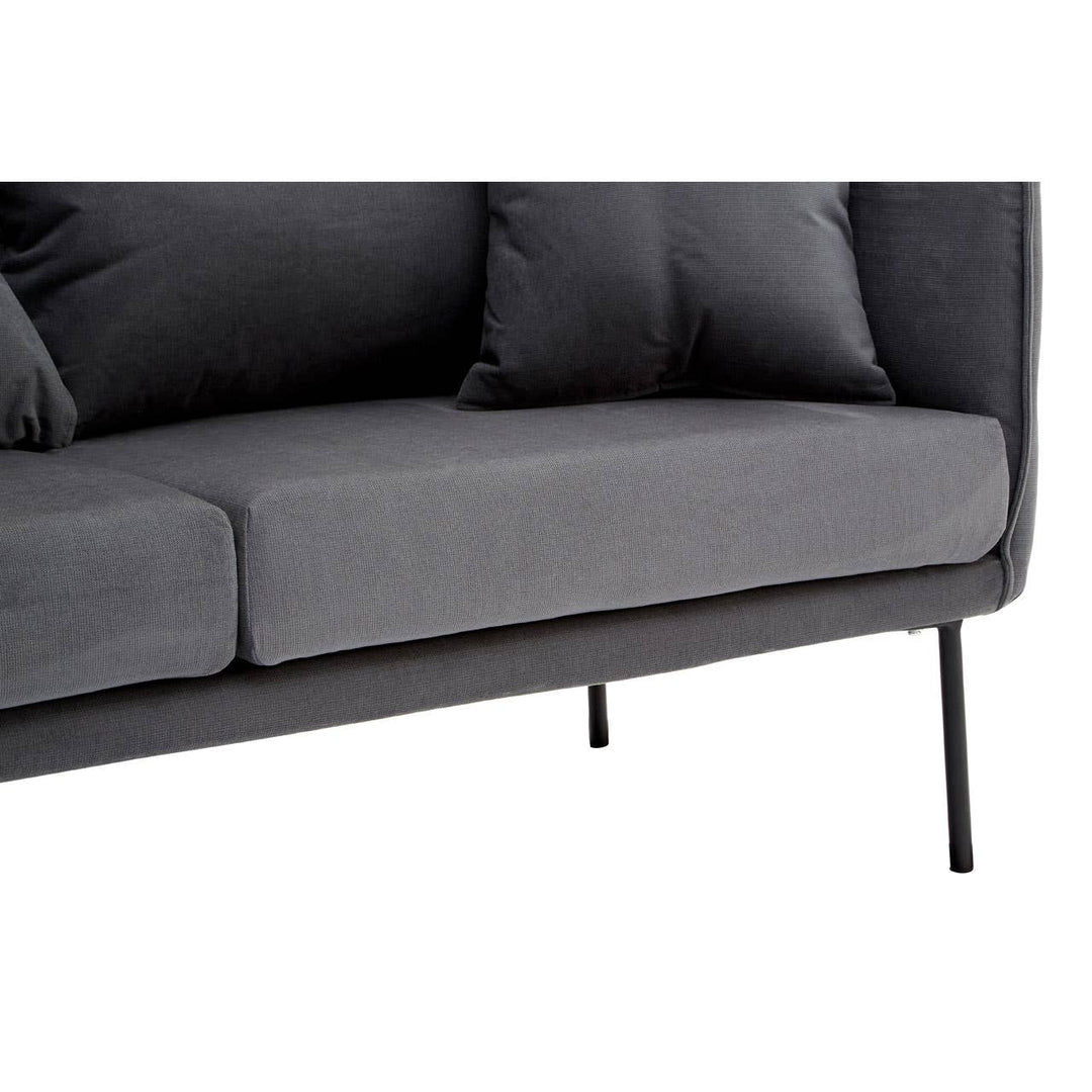 Mechislav Two Seater Grey Sofa