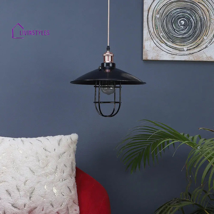 Nora Black Metal Single Hanging Light By Ss Lightings Lamp