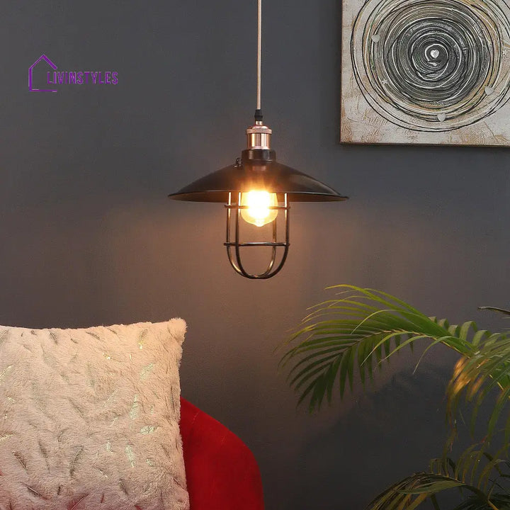 Nora Black Metal Single Hanging Light By Ss Lightings Lamp