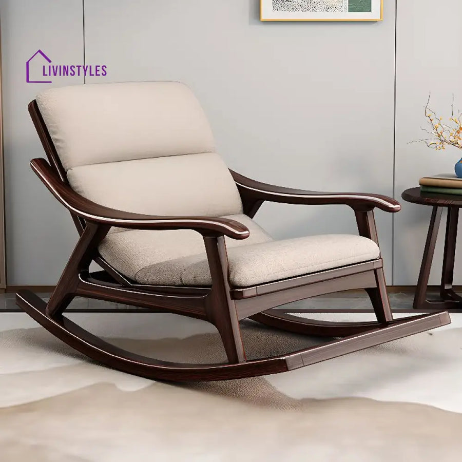 Novella Solid Wood Rocking Chair for Living Room