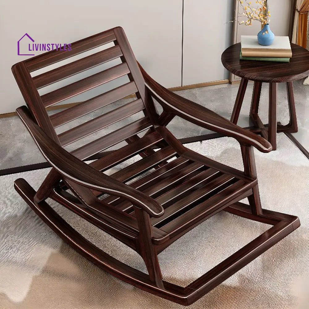 Novella Solid Wood Rocking Chair for Living Room