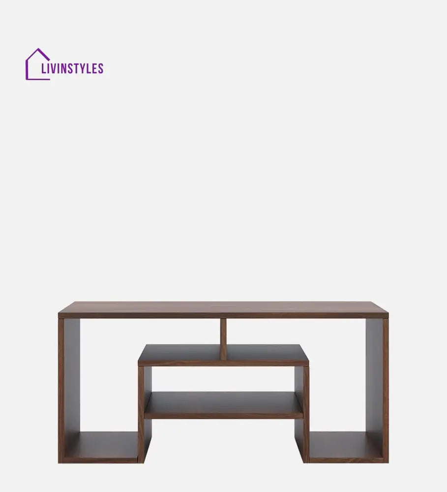 Omkar Wooden Finish Coffee Table for Living Room