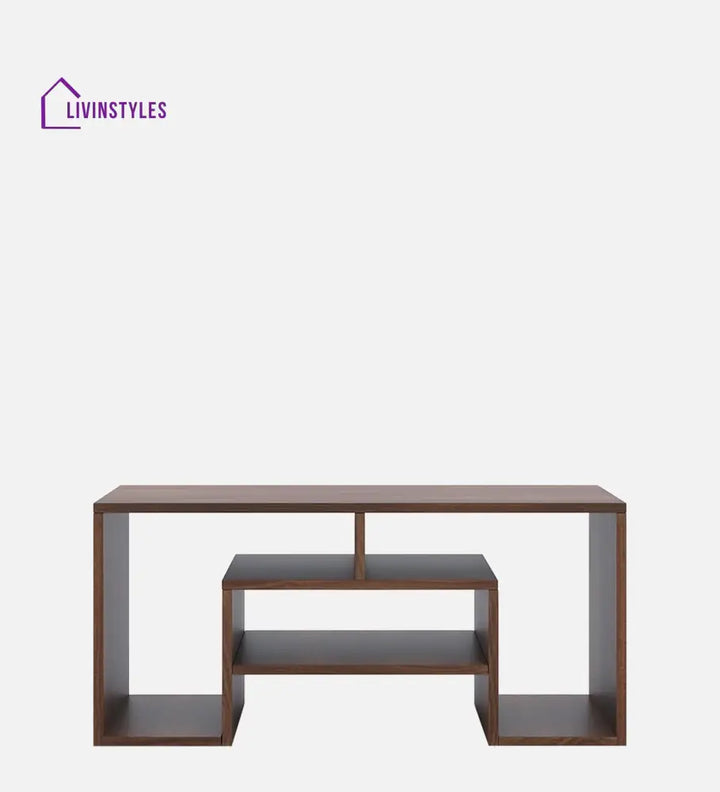 Omkar Wooden Finish Coffee Table for Living Room