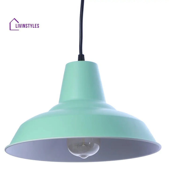 Opi Minimal Pastel Green Metal Single Hanging Light By Ss Lightings Lamp