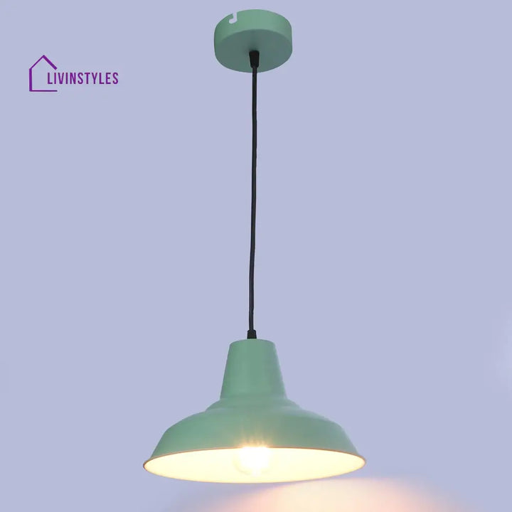 Opi Minimal Pastel Green Metal Single Hanging Light By Ss Lightings Lamp