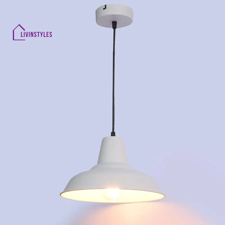 Opi Minimal Pastel White Metal Single Hanging Light By Ss Lightings Lamp