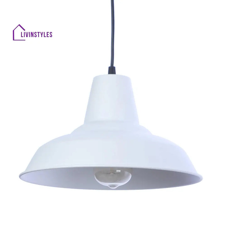 Opi Minimal Pastel White Metal Single Hanging Light By Ss Lightings Lamp