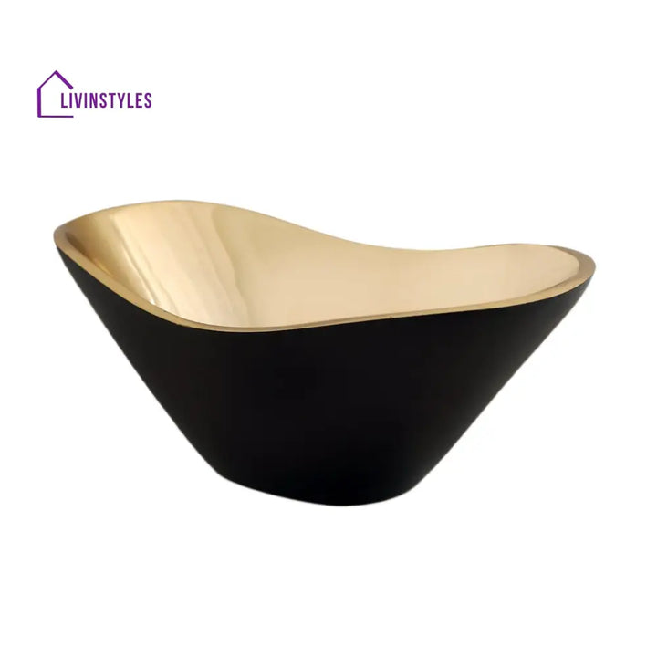 Opulent Oval Bowl Gold