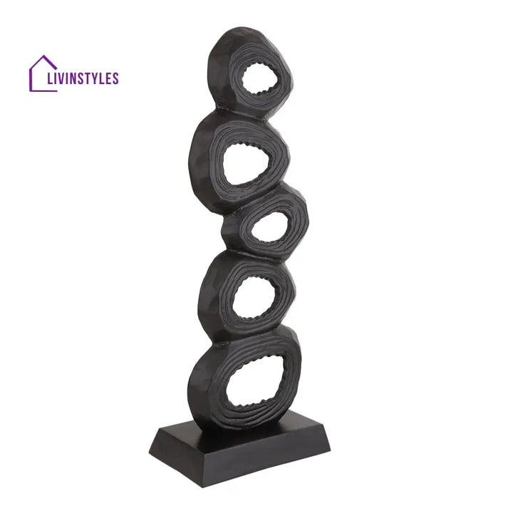 Opulent Overture Display Black Candle Holder